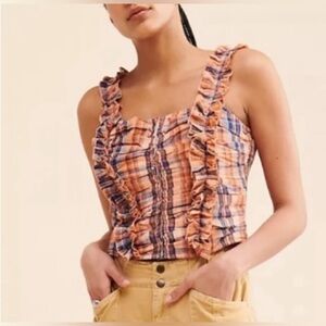 Verb by‎ Pallavi Singhee Striped Top for Anthologie